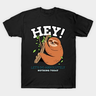 Funny Lazy Sloth T-Shirt